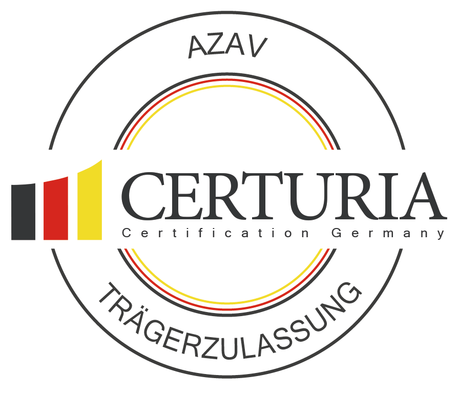 AZAV Zertifizierung - Certuria Certification Germany